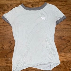 PINK light blue shirt